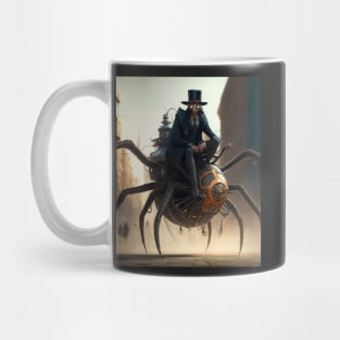 Steampunk spider rider riding mechanical robot mashine steampunk animal Mug